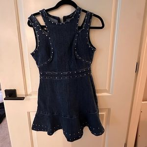 NWT Bebe denim dress